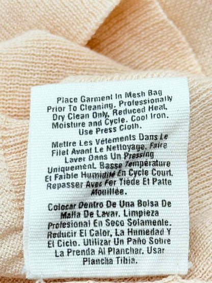 Pre - loved DKNY Beige Knit Size Medium Top at Reems Closet
