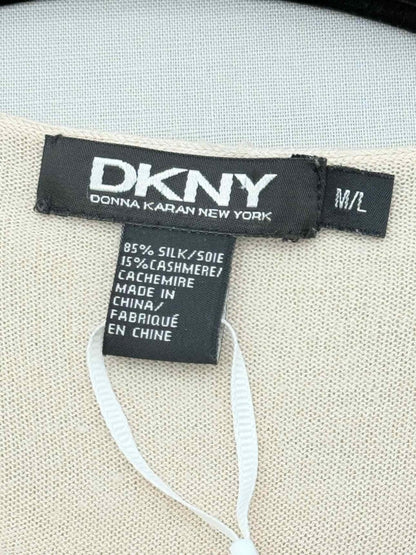 Pre - loved DKNY Beige Size Medium/Large Cardigan at Reems Closet