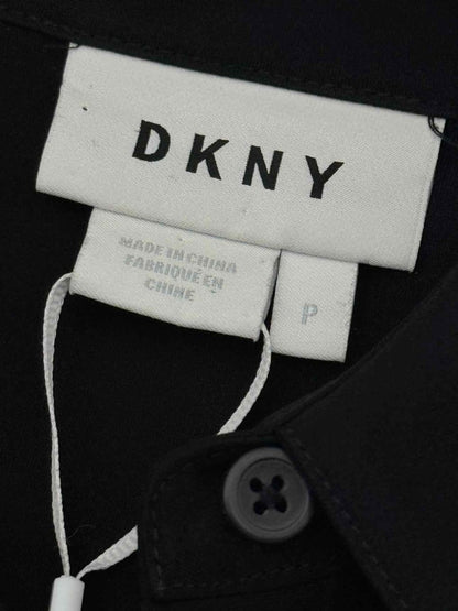 Pre - loved DKNY Black Size Medium Midi Dress at Reems Closet