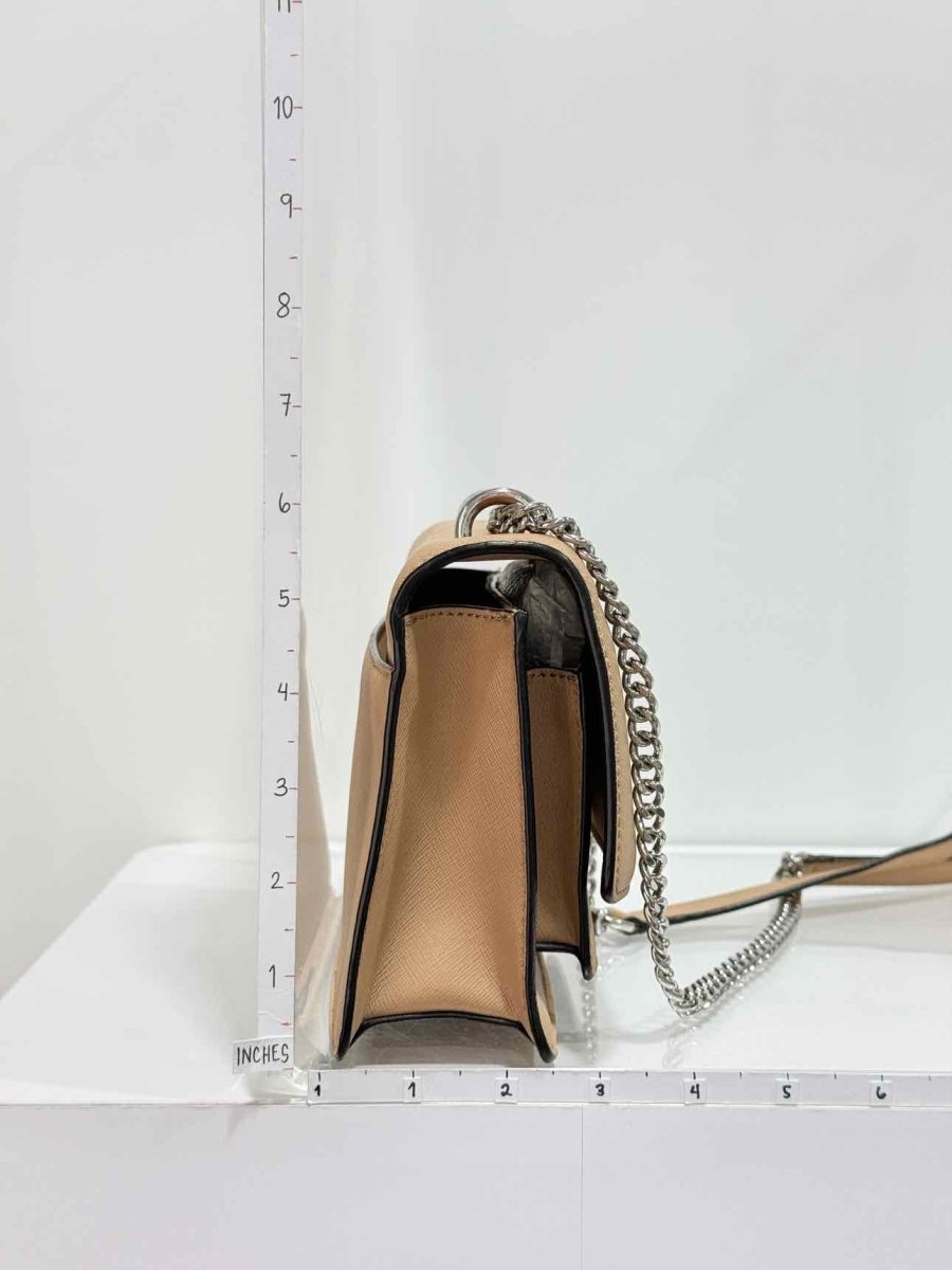 Pre-loved DKNY Bryant Beige Shoulder Bag at Reems Closet