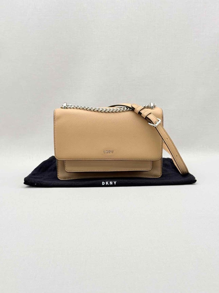 Pre-loved DKNY Bryant Beige Shoulder Bag at Reems Closet