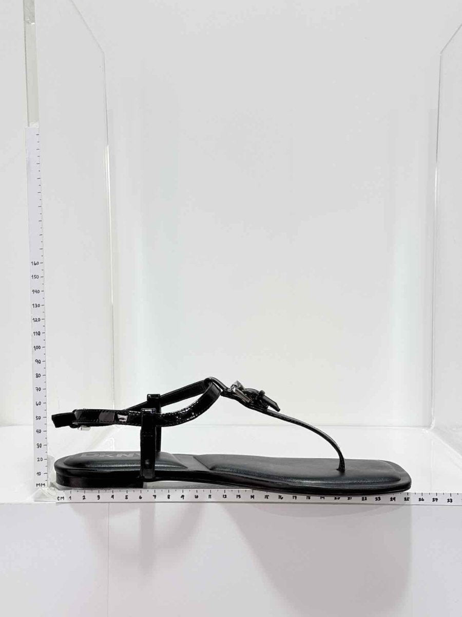 Pre - loved DKNY Datto Black Size EU 38 Sandals at Reems Closet