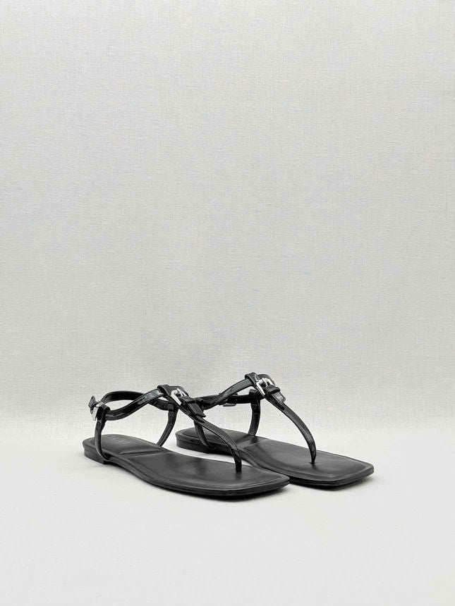 Pre - loved DKNY Datto Black Size EU 38 Sandals at Reems Closet