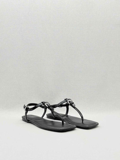 Pre - loved DKNY Datto Black Size EU 38 Sandals at Reems Closet