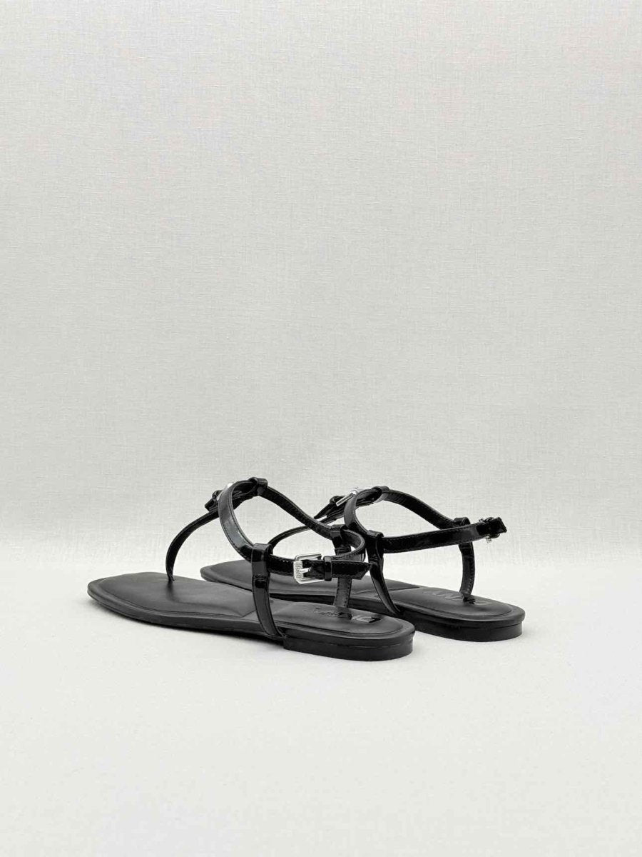 Pre - loved DKNY Datto Black Size EU 38 Sandals at Reems Closet