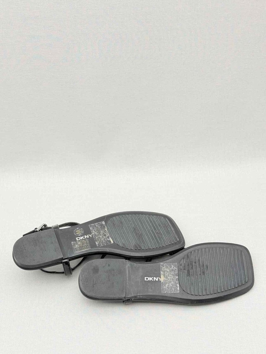 Pre - loved DKNY Datto Black Size EU 38 Sandals at Reems Closet