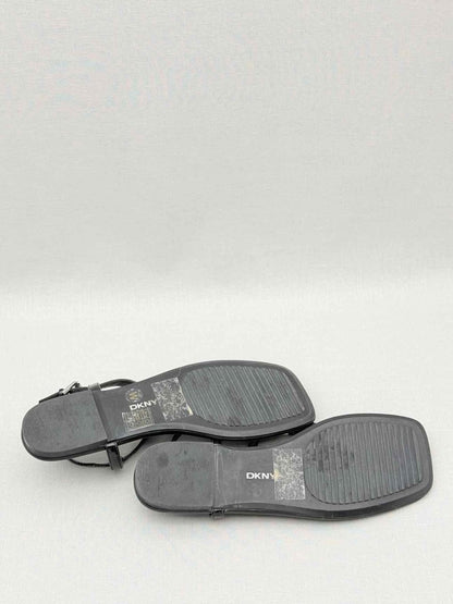 Pre - loved DKNY Datto Black Size EU 38 Sandals at Reems Closet