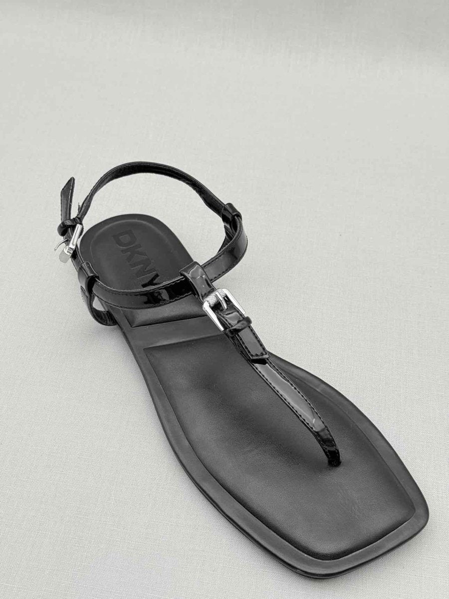 Pre - loved DKNY Datto Black Size EU 38 Sandals at Reems Closet