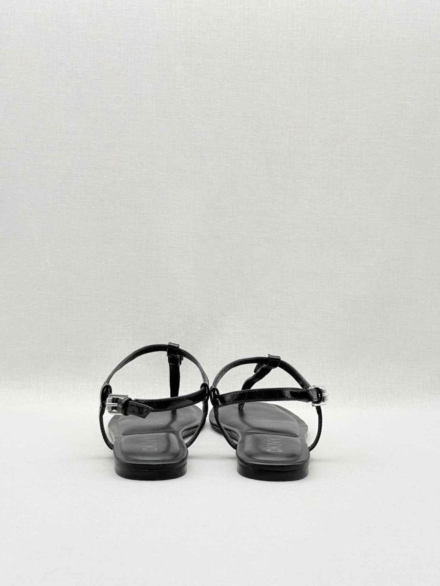 Pre - loved DKNY Datto Black Size EU 38 Sandals at Reems Closet