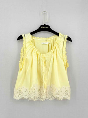 Pre-loved DOEN Toulouse Yellow Size Medium Top at Reems Closet