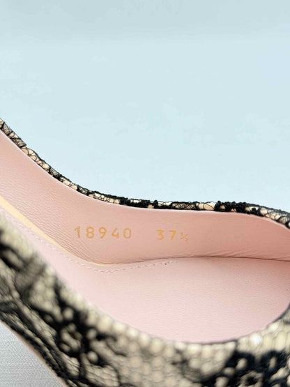 Pre - loved DOLCE & GABBANA Black & Beige Size EU 37.5 Pumps at Reems Closet