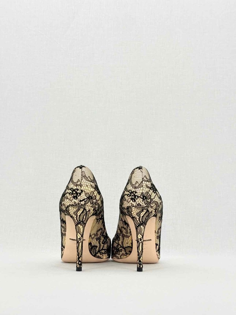 Pre - loved DOLCE & GABBANA Black & Beige Size EU 37.5 Pumps at Reems Closet