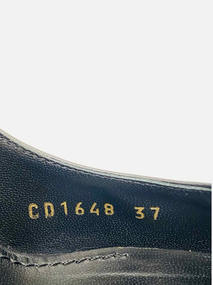 Pre - loved DOLCE & GABBANA Black DG Logo Pumps at Reems Closet