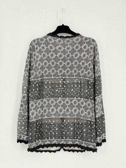 Pre-loved DOLCE & GABBANA Black, Grey & Beige Size US 8/6 Twinset at Reems Closet