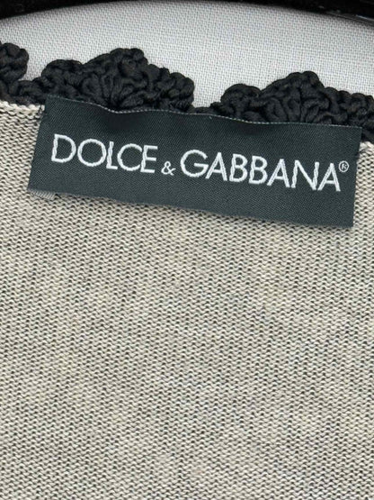 Pre-loved DOLCE & GABBANA Black, Grey & Beige Size US 8/6 Twinset at Reems Closet