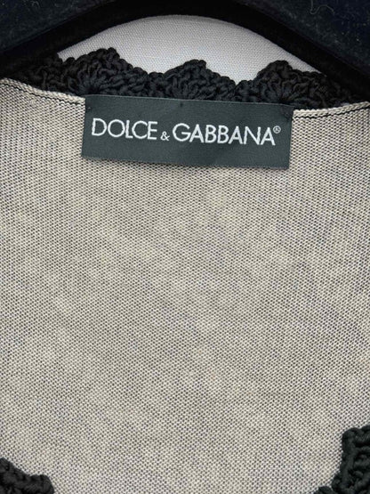 Pre-loved DOLCE & GABBANA Black, Grey & Beige Size US 8/6 Twinset at Reems Closet