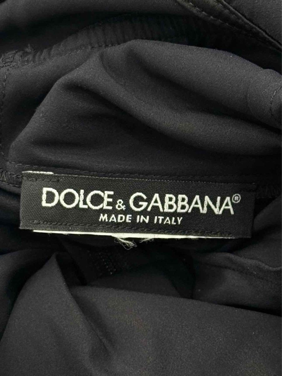 Pre - loved DOLCE & GABBANA Black Lace Size Small Knee Length Dress at Reems Closet