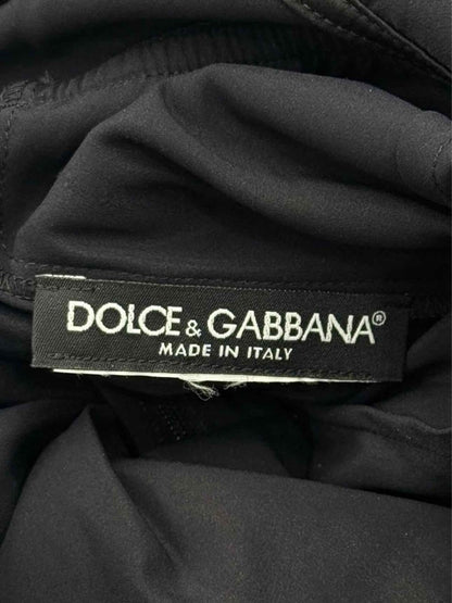 Pre - loved DOLCE & GABBANA Black Lace Size Small Knee Length Dress at Reems Closet