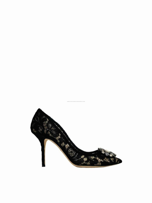 Pre - loved DOLCE & GABBANA Black Pumps 40 at Reems Closet