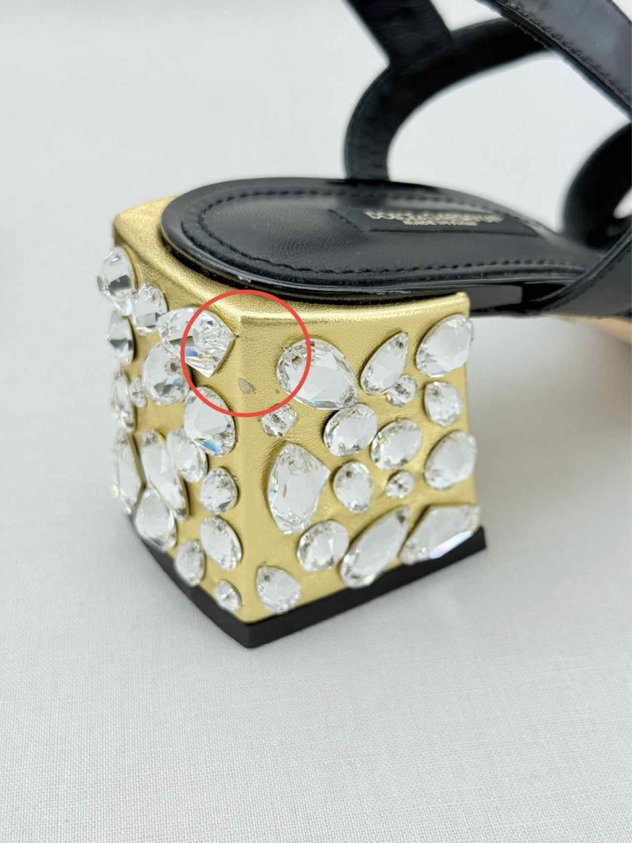 Pre - loved DOLCE & GABBANA Black Size EU 39 Heeled Sandals at Reems Closet