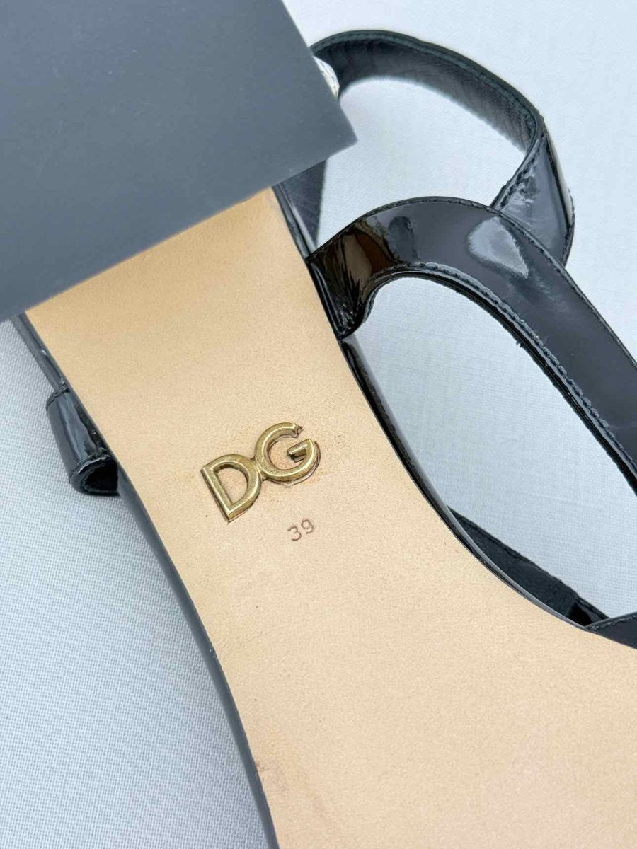 Pre - loved DOLCE & GABBANA Black Size EU 39 Heeled Sandals at Reems Closet