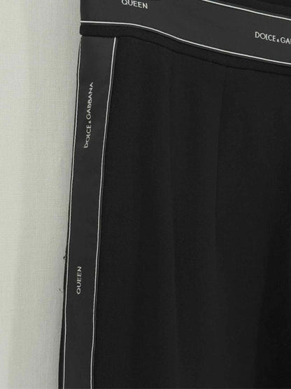 Pre-loved DOLCE & GABBANA Black Size US 2 Midi Skirt at Reems Closet