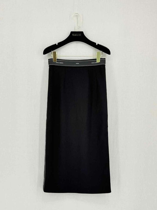 Pre-loved DOLCE & GABBANA Black Size US 2 Midi Skirt at Reems Closet