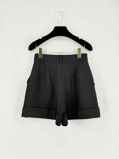 Pre - loved DOLCE & GABBANA Black Size US 2 Shorts at Reems Closet