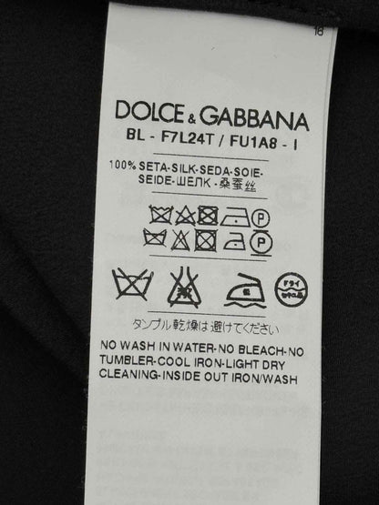 Pre-loved DOLCE & GABBANA Black Size US 4 Top at Reems Closet