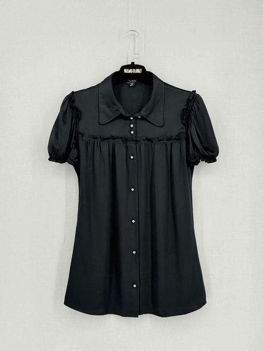 Pre-loved DOLCE & GABBANA Black Size US 6 Blouse at Reems Closet