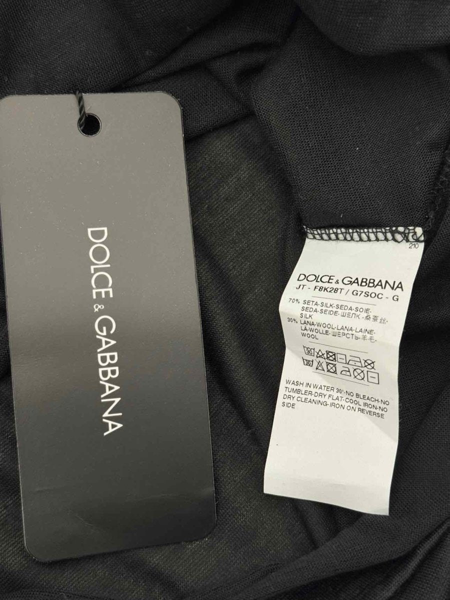 Pre - loved DOLCE & GABBANA Black Size US 6 T-shirt at Reems Closet