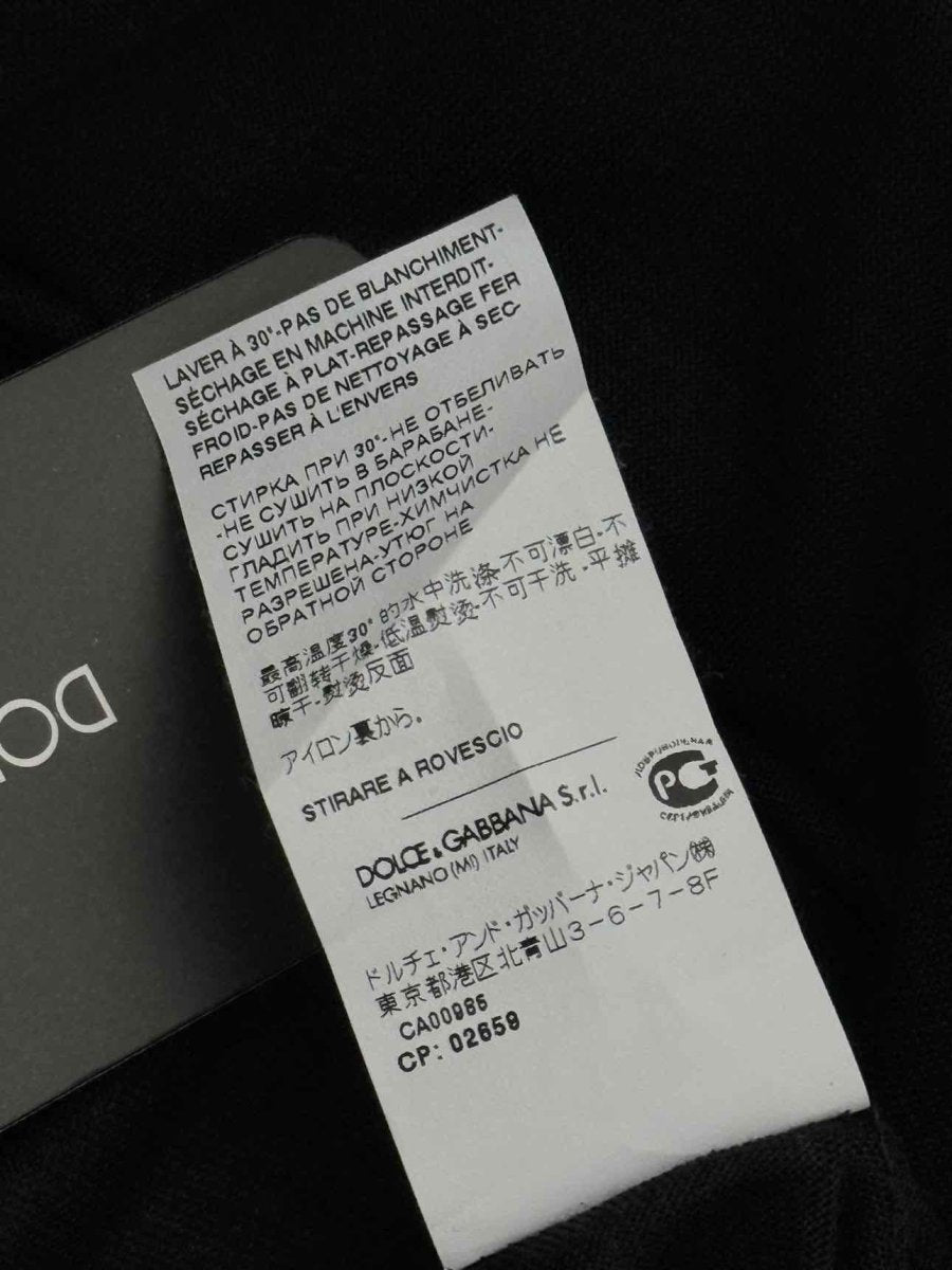 Pre - loved DOLCE & GABBANA Black Size US 6 T-shirt at Reems Closet