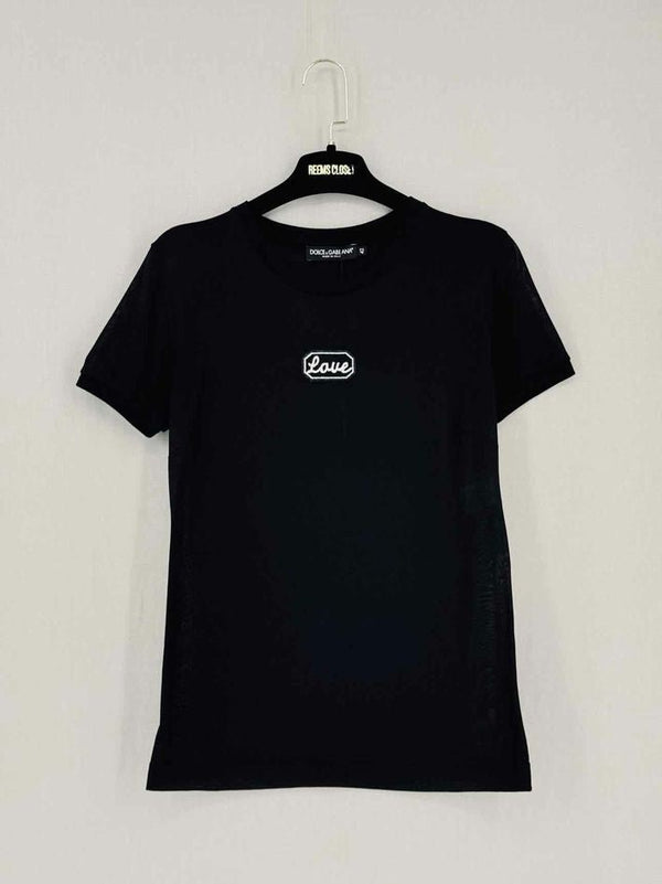 Pre - loved DOLCE & GABBANA Black Size US 6 T-shirt at Reems Closet