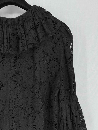 Pre - loved DOLCE & GABBANA Black Size US 6 Top at Reems Closet