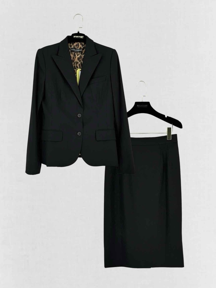 Pre-loved DOLCE & GABBANA Black Size US 6/4 Outfit Set at Reems Closet