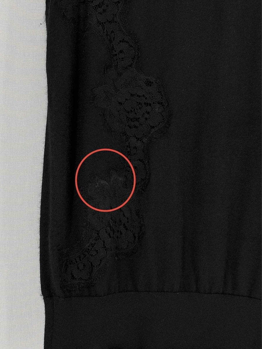 Pre - loved DOLCE & GABBANA Black Size US 8 Top at Reems Closet