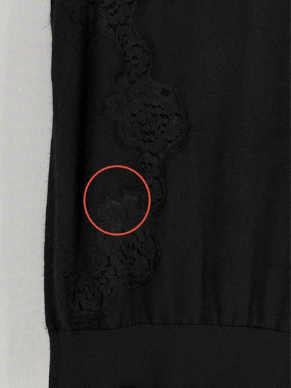 Pre - loved DOLCE & GABBANA Black Size US 8 Top at Reems Closet