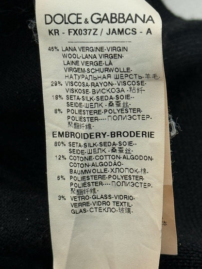 Pre - loved DOLCE & GABBANA Black w/ Red Heart Size US 8 Top at Reems Closet