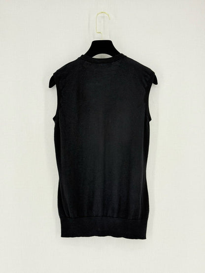 Pre - loved DOLCE & GABBANA Black w/ Red Heart Size US 8 Top at Reems Closet