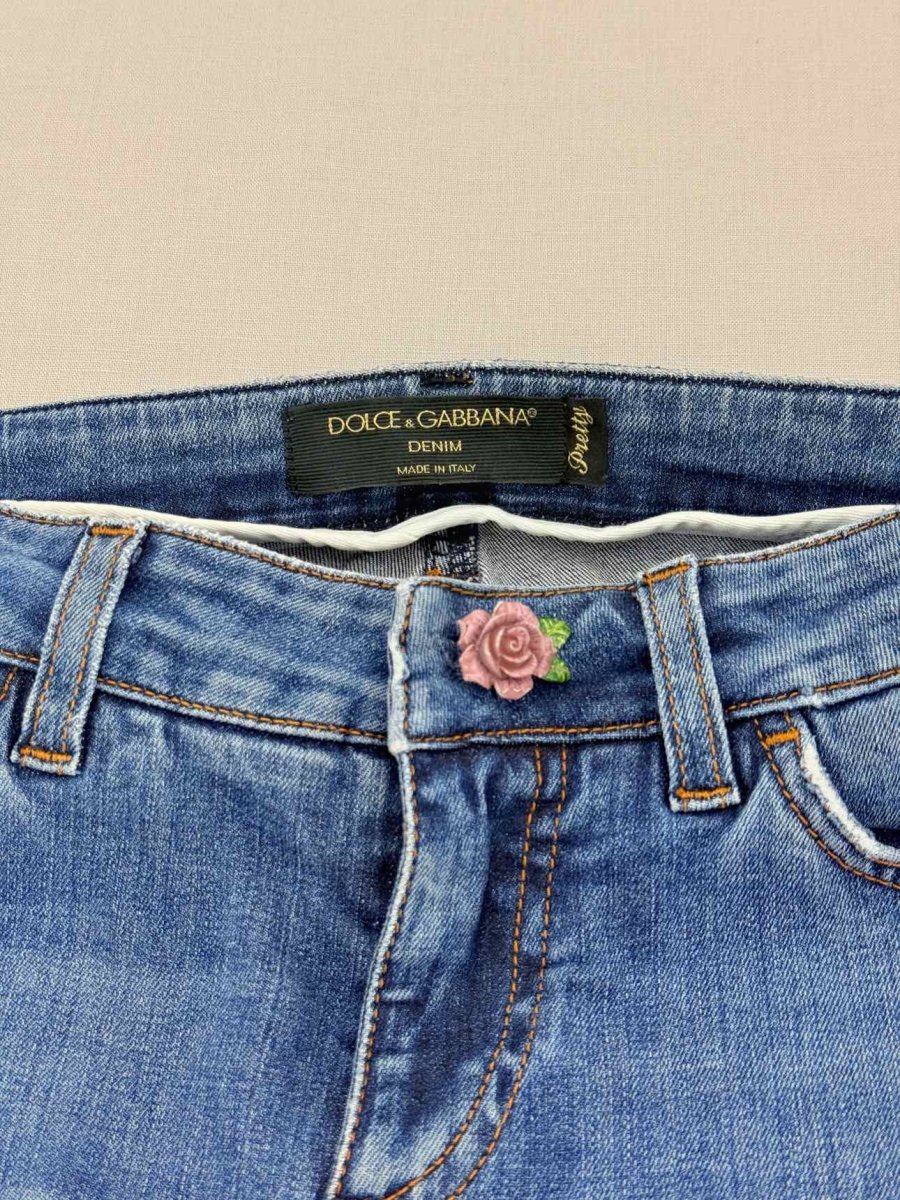 Pre - loved DOLCE & GABBANA Blue Size 26 Jeans at Reems Closet