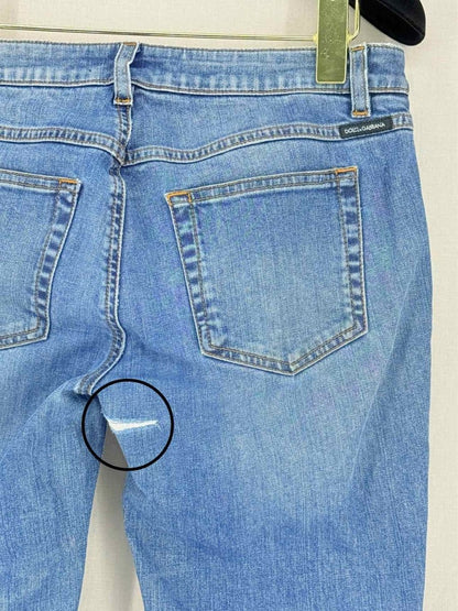 Pre - loved DOLCE & GABBANA Blue Size 26 Jeans at Reems Closet