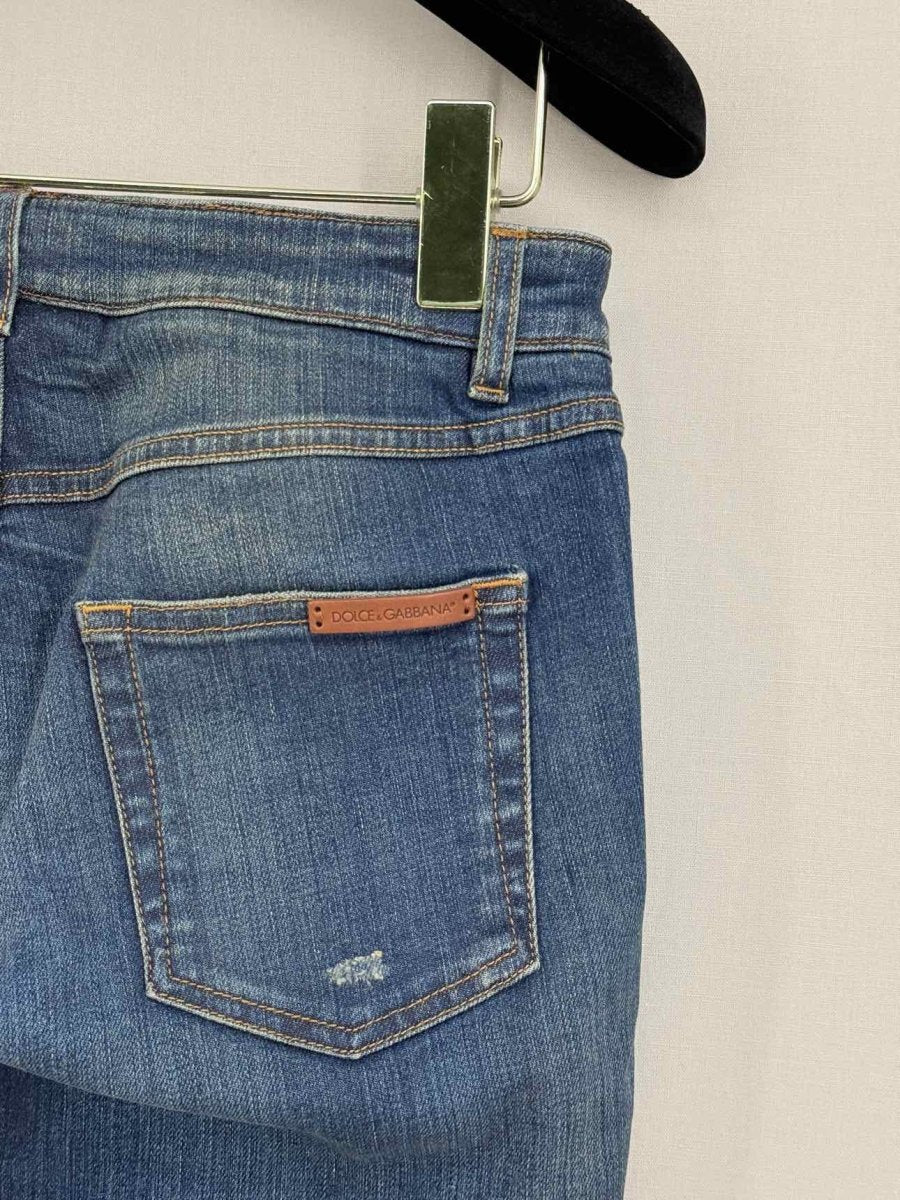 Pre - loved DOLCE & GABBANA Blue Washed Size US 4 Jeans at Reems Closet