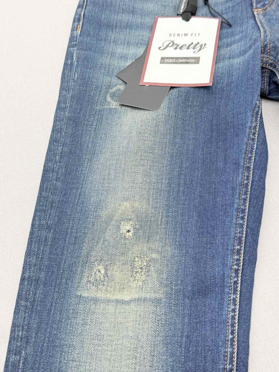 Pre - loved DOLCE & GABBANA Blue Washed Size US 4 Jeans at Reems Closet