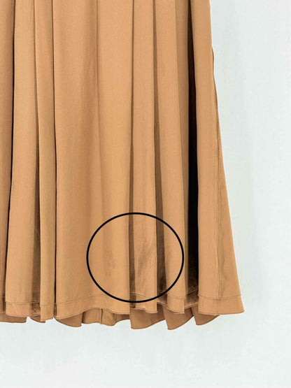 Pre - loved DOLCE & GABBANA Bronze Size US 6 Knee Length Dress at Reems Closet