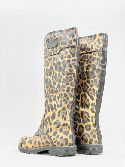 Pre - loved DOLCE & GABBANA Brown Size EU 38.5 Knee High Boots at Reems Closet