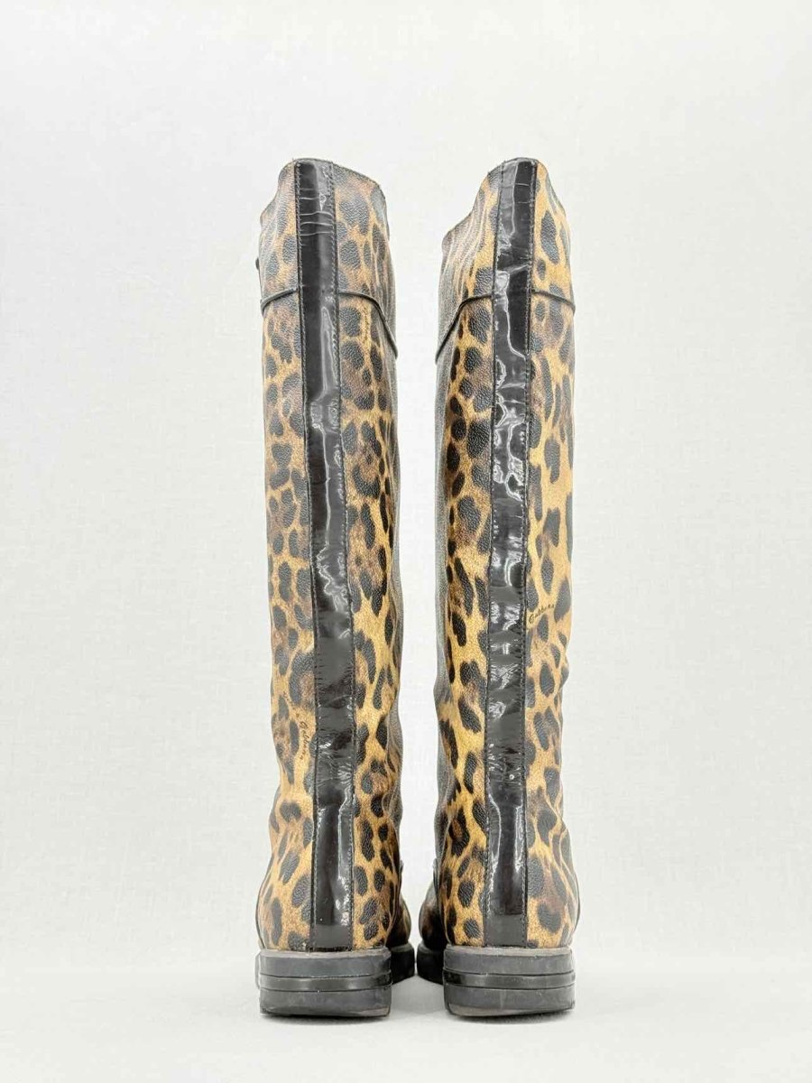 Pre - loved DOLCE & GABBANA Brown Size EU 38.5 Knee High Boots at Reems Closet