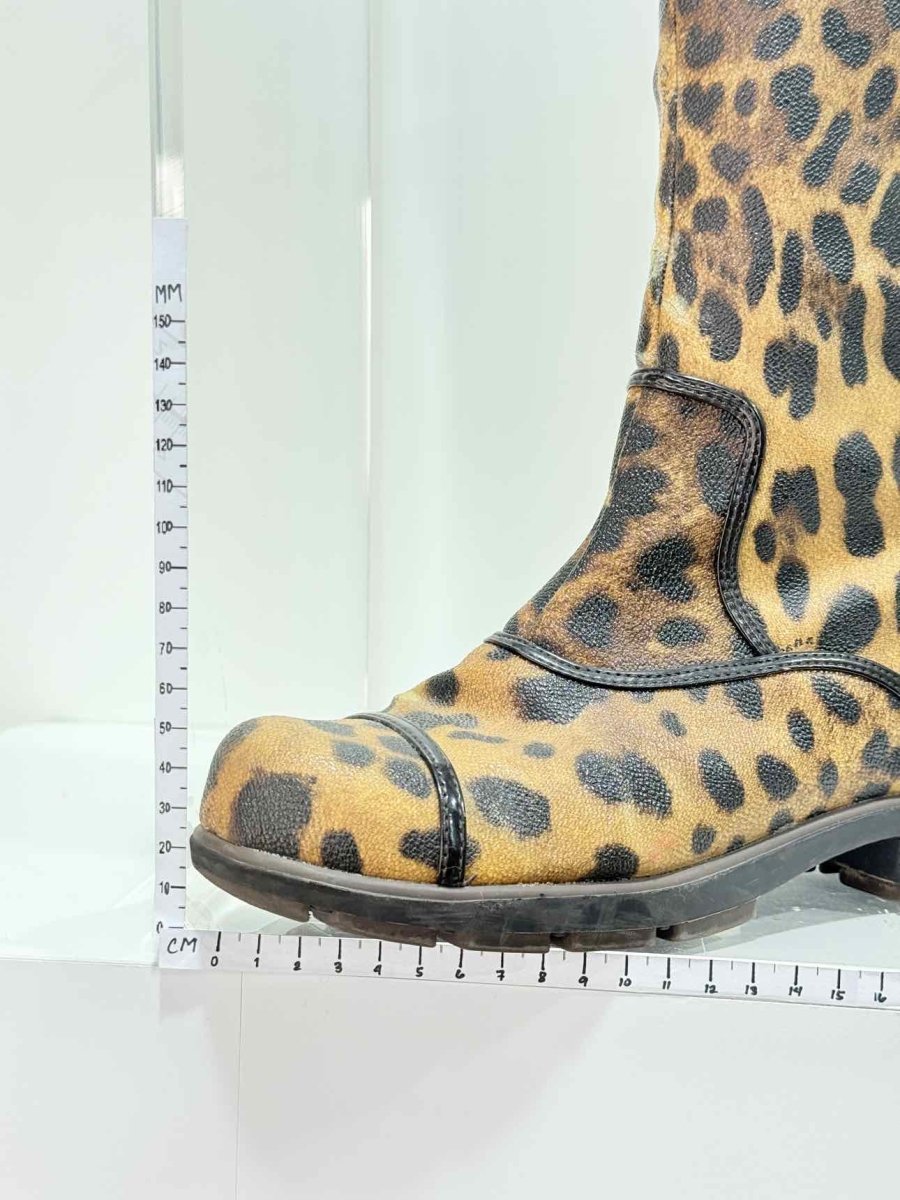 Pre - loved DOLCE & GABBANA Brown Size EU 38.5 Knee High Boots at Reems Closet