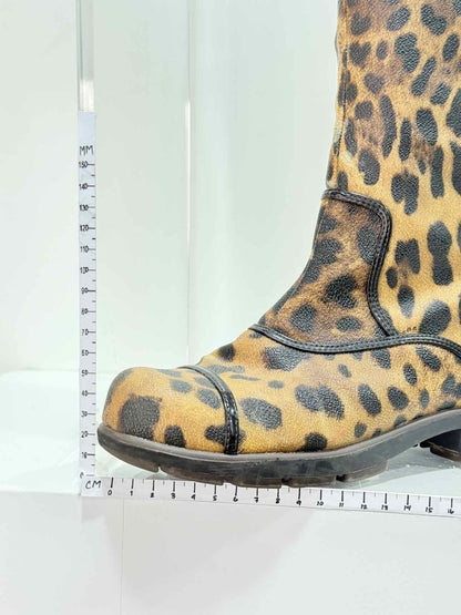 Pre - loved DOLCE & GABBANA Brown Size EU 38.5 Knee High Boots at Reems Closet