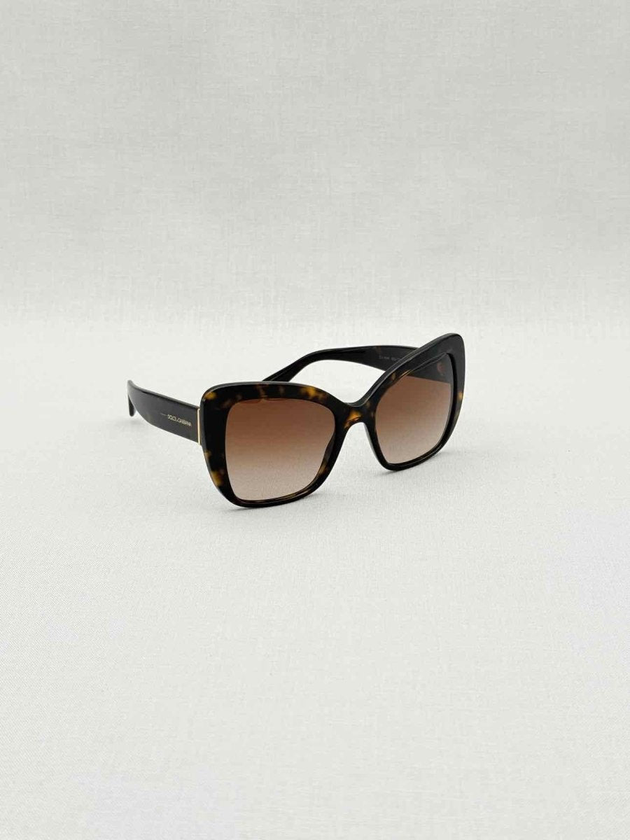 Pre - loved DOLCE & GABBANA Brown Sunglasses at Reems Closet
