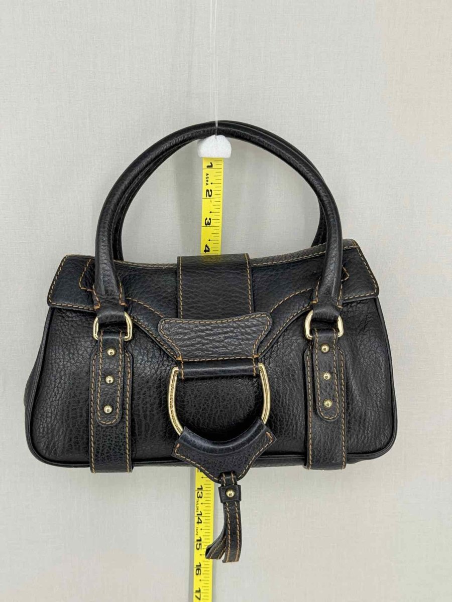 Pre-loved DOLCE & GABBANA D-Ring Black Top Handle at Reems Closet